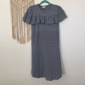 Piper and Scoot light blue striped dress